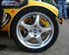 One-piece alloy wheel